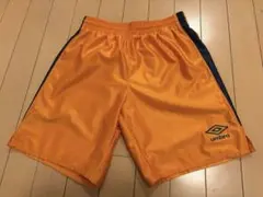 umbro ハーフパンツ オレンジ Sサイズ