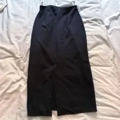 UNIQLO ストレッチダブルフェイスナロースカート ブラック　M