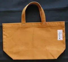 一澤帆布 トートバッグ　柿色