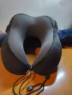 목 베개 목 베개 블랙 메쉬 소재