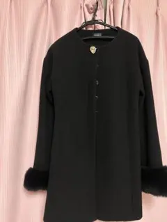 evelyn ショートダッフルコート evelyn ショートダッフルコート 黒 フリーサイズ - メルカリ