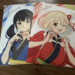 リコリス・リコイル  ローソン　クリアファイル　錦木千束　井ノ上たきな