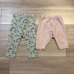 花柄レギンスパンツとエアリズムレギンス★80
