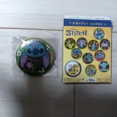 スティッチ 金バッジ