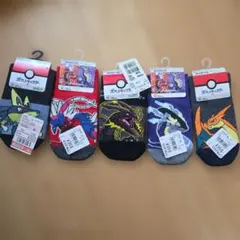 ポケモン靴下5足セット 19～24cm