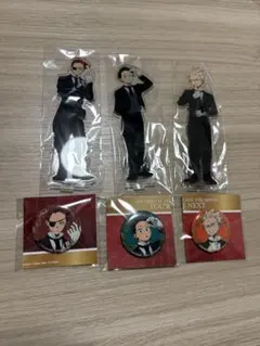ヒロアカ ユアネクスト 執事 アクスタ 缶バッジ爆豪勝己 緑谷出久 ジュリオ