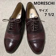 美品MORESCHI ビジネスシューズ　ドレスシューズ モレスキーレザーのサムネイル