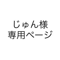 じゅん様 専用ページ