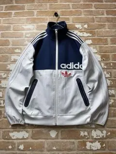 00s adidas archive トラックジャケット トレフォイルロゴ刺繍 - メルカリ