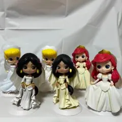 ディズニー キューポスケット フィギュア ドリーミー アリエル シンデレラ 6体