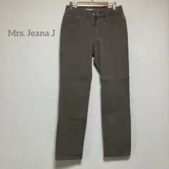 【ミセスジーナ】 ベージュ　チノパン　ポケット　b582