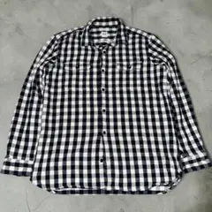 90s OLD GAP オールドギャップ ヘビーネルシャツ L ギンガムチェック