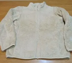 ベージュ フリースジャケット　ユニクロ140cm