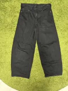 GU バレルレッグジーンズ ブラック　30cm