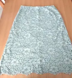 ウエストゴムでラクラク　レース タイトスカート