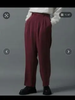 HARE トロミトラウザー レッド