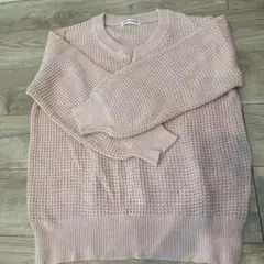 美品　春ニットRODEO CROWNS ピンク Vネック ニット