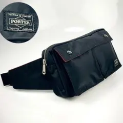 【未使用級】PORTER × iLS　エルファイン　ボディバッグ ブラック