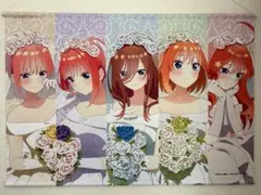 五等分の花嫁 B2タペストリー 全員集合 ドレス 一花 二乃 三玖 四葉 五月