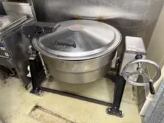 煮炊き釜　煮物　ステンレス蒸気釜　二重釜ボイララーメンスープ　タレつゆ　ボイル 煮炊き釜 煮物 ステンレス蒸気釜 二重釜ボイララーメンスープ タレつゆ