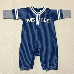 野球服　ロンパース　70-80