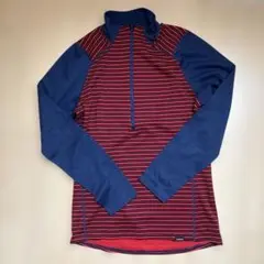 美品　patagonia パタゴニア キャプリーン　ハーフジップ カットソー M