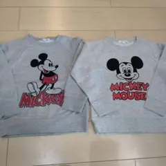 GLOBAL WORK ミッキーマウス トレーナー セット