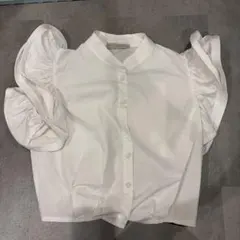 ★美品★RINASCIMENTO リナシメントロ　フリルスリーブシャツ XS