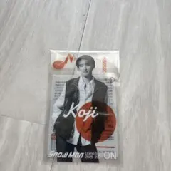 【新品未開封】SnowMan ON クリアステッカー 向井康二