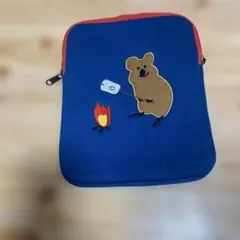 クオッカ刺繍 iPadケース タブレットポーチ