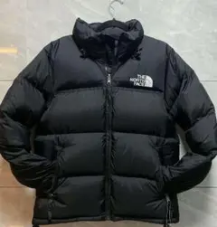 【美品】Lノースフェイス ヌプシ 700FILL ブラック ダウンジャケット
