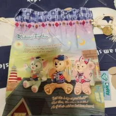 ディズニーシー15周年　ダッフィー巾着