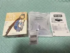 【正規品】ラブブ　イニシャルチャーム　PIN FOR LOVE ストラップ E