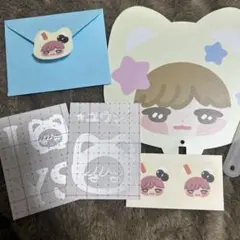 NCT WISH 反射ステッカー　ペンライト　ステッカー　ユウシ　ダニム　다님