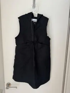 ZARA ブラック ノースリーブ ワンピース S