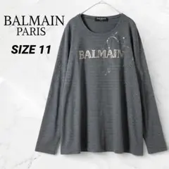 新品タグ付☆BALMAIN☆転写プリントタンクトップ ブルー系 サイズ36