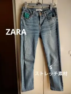 ZARA スキニーデニム ライトブルー