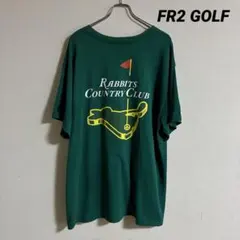ブ*ス様 【新品タグ付】#FR2GOLF バックプリント Tシャツ 2XL ブラ