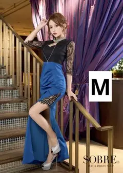 カットアウトジップロングドレス M 2210600　sobre ソブレ ドレス