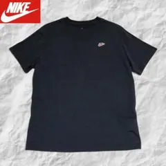 美品】NIKE 黒 刺繍ロゴ 90s スウォッシュ 赤 ストリート 激レア