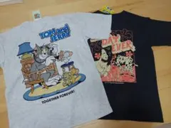 トムとジェリー スポンジボブ 半袖シャツ М