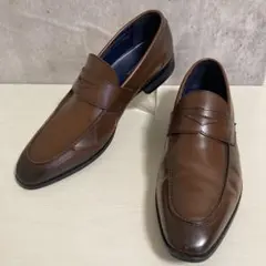 KENFORD ケンフォード コインローファー ドレスシューズ ブラウン 27のサムネイル