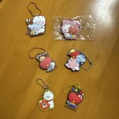 BT21 キャラクターラバーキーホルダー 6点セット
