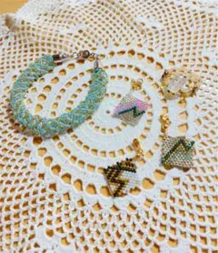 ビーズアクセサリー 5点セット