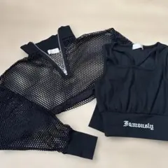 女の子　ギャル　夏服　タンクトップ