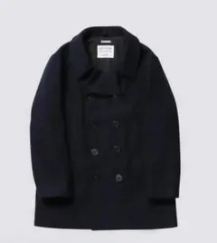 極美 未使用 Fidelity 10B PEA COAT ネイビー L