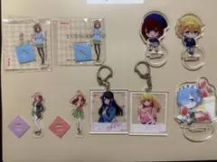 【アニメグッズまとめ売り】アクリルスタンド、アクリルキーホルダー9個セット