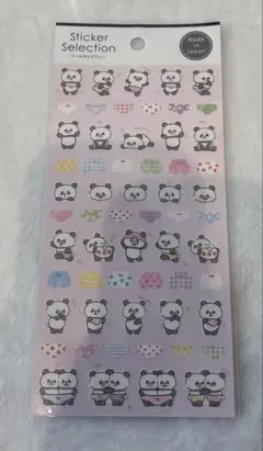 シールセレクション パンダ シール 平面シール