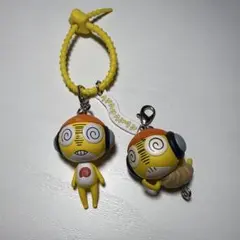 未使用★ケロロ軍曹　クルル　ガチャガチャ　カプセルトイ2個セット　ストラップ