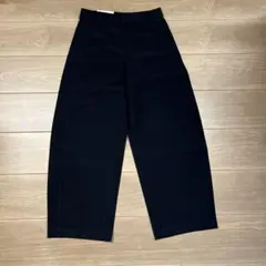 UNIQLO ジャージーバレルレッグパンツ ブラック